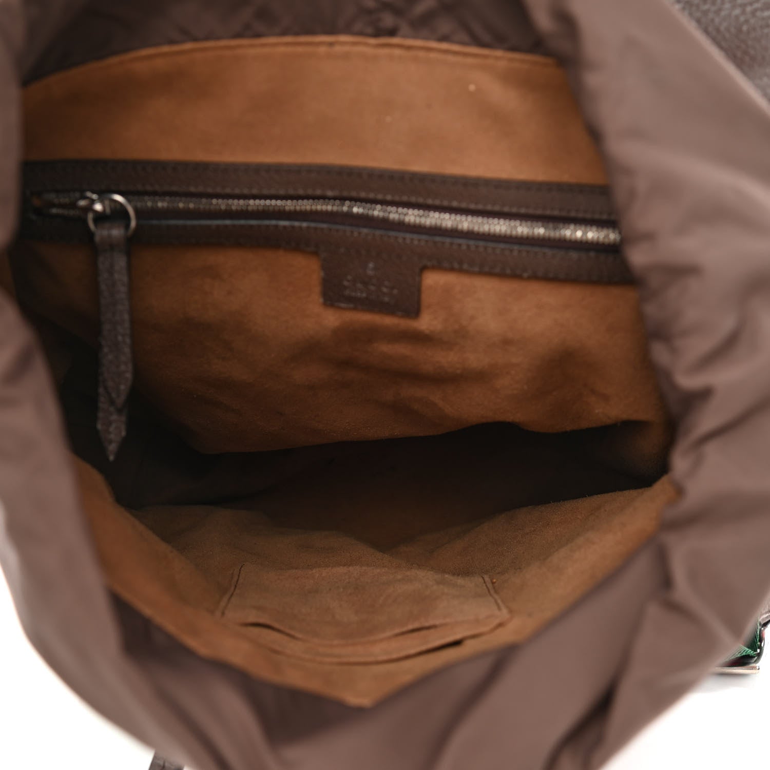 Gucci GG Supreme Monogram Tian Web Single Buckle Backpack Beige Multicolor New Acero 5 of 11