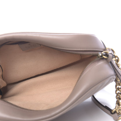 Gucci Calfskin Matelasse Small GG Marmont Chain Shoulder Bag Porcelain Rose 5 of 10