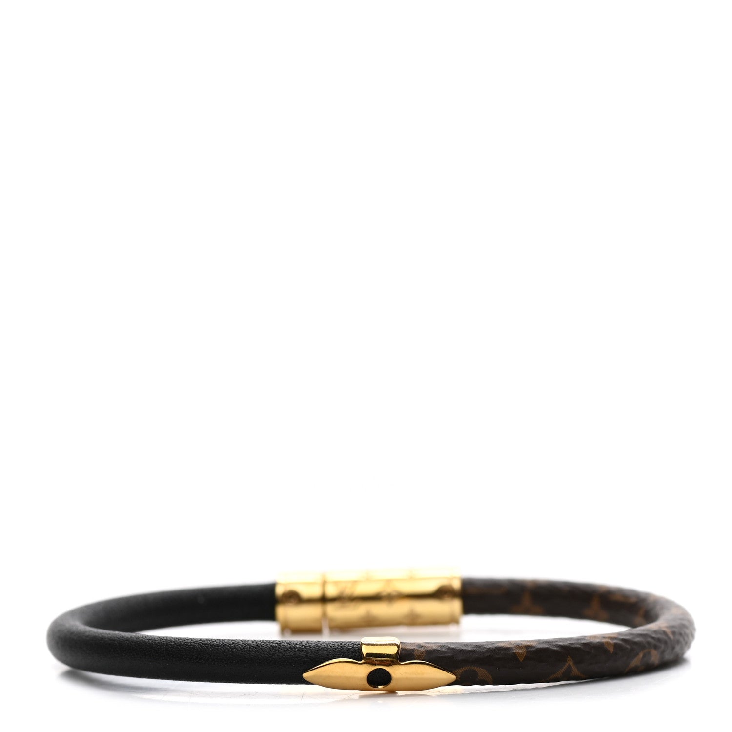 Louis Vuitton Monogram Daily Confidential Bracelet 17 Black 1 of 3