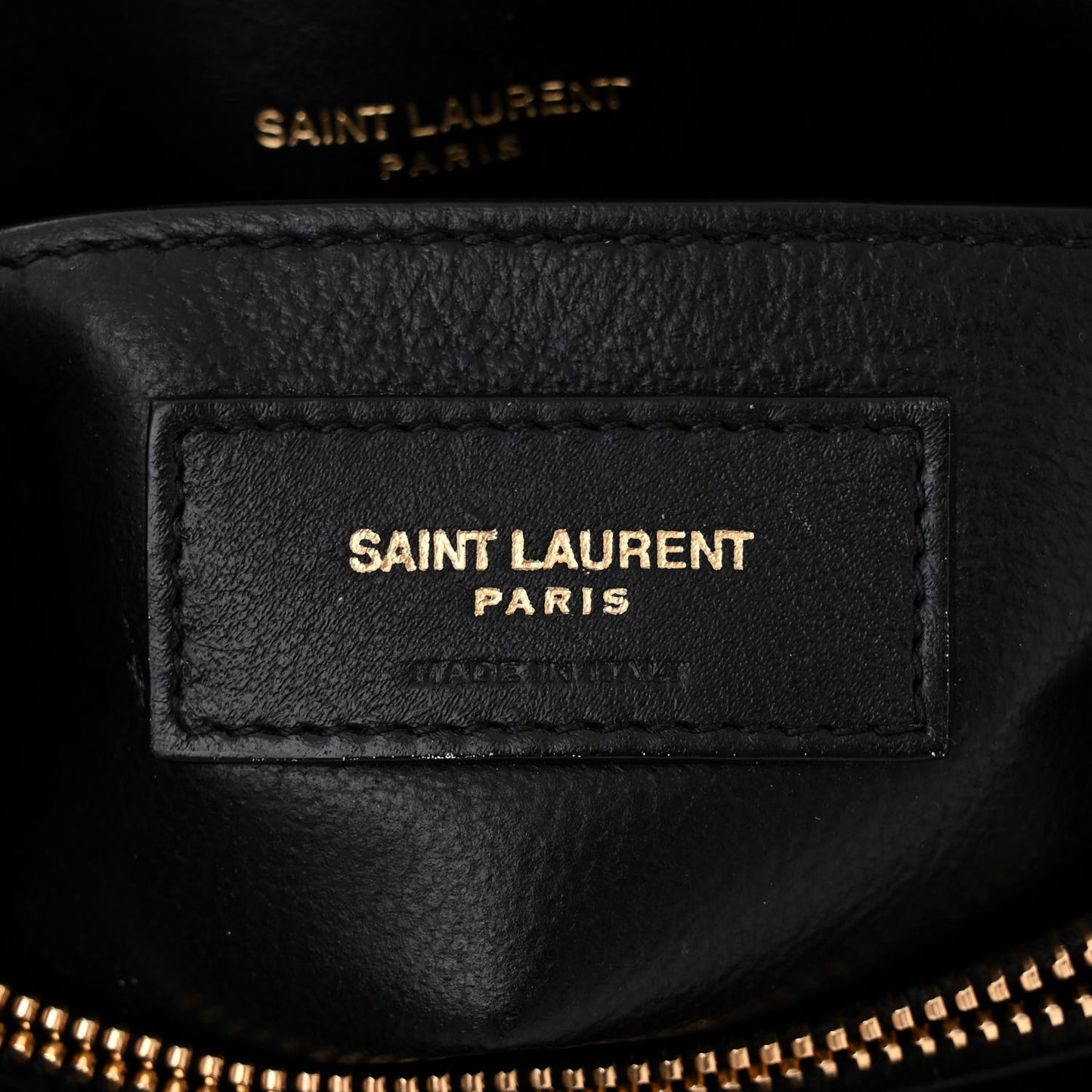 Calfskin Y Quilted Monogram Small Loulou Chain Satchel Black