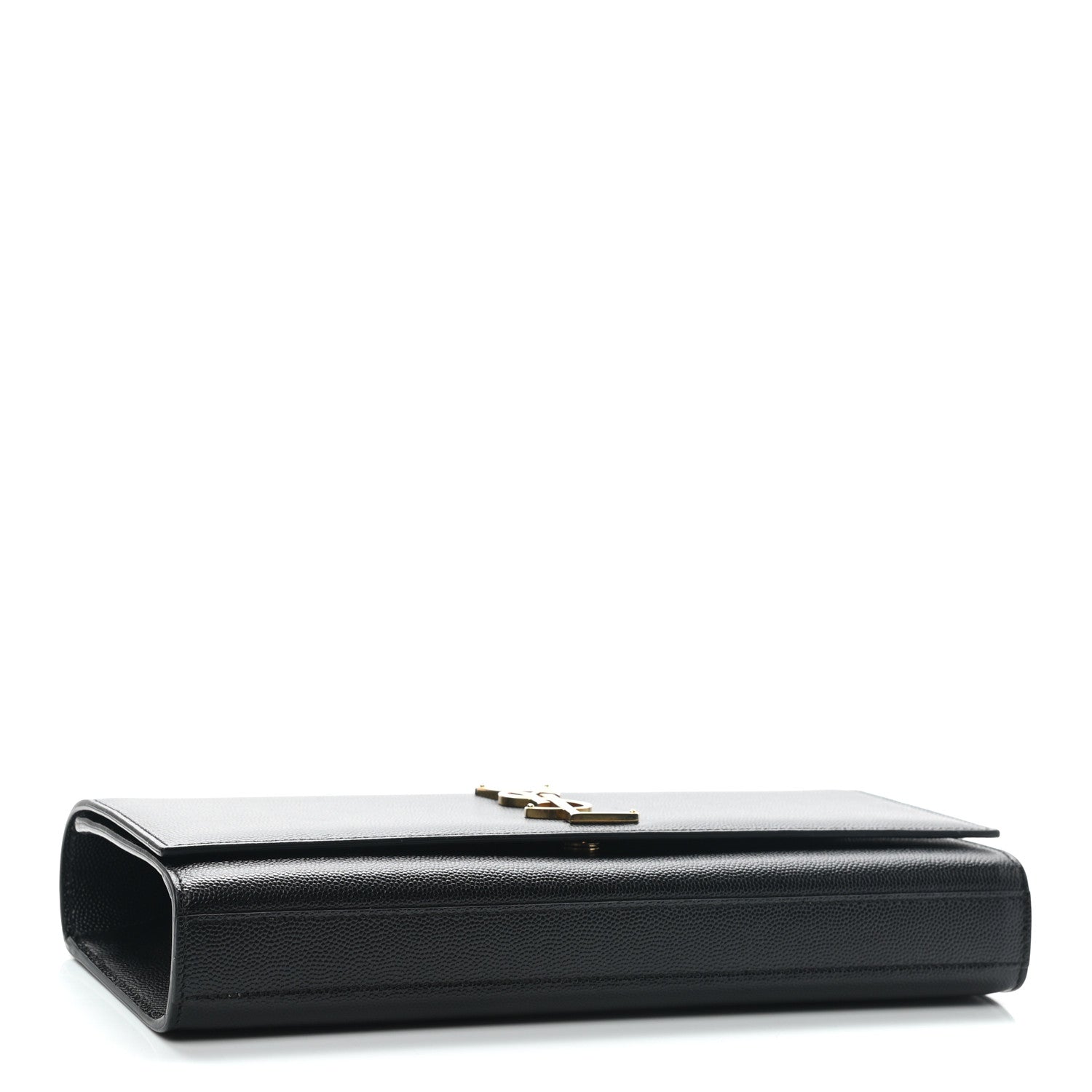 Saint Laurent Grain De Poudre Monogram Cassandre Clutch Black 4 of 9