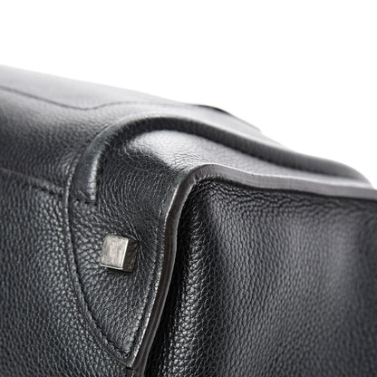 Celine Drummed Calfskin Mini Luggage Black 9 of 13
