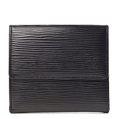 Louis Vuitton Epi Elise Wallet Black 1 of 12