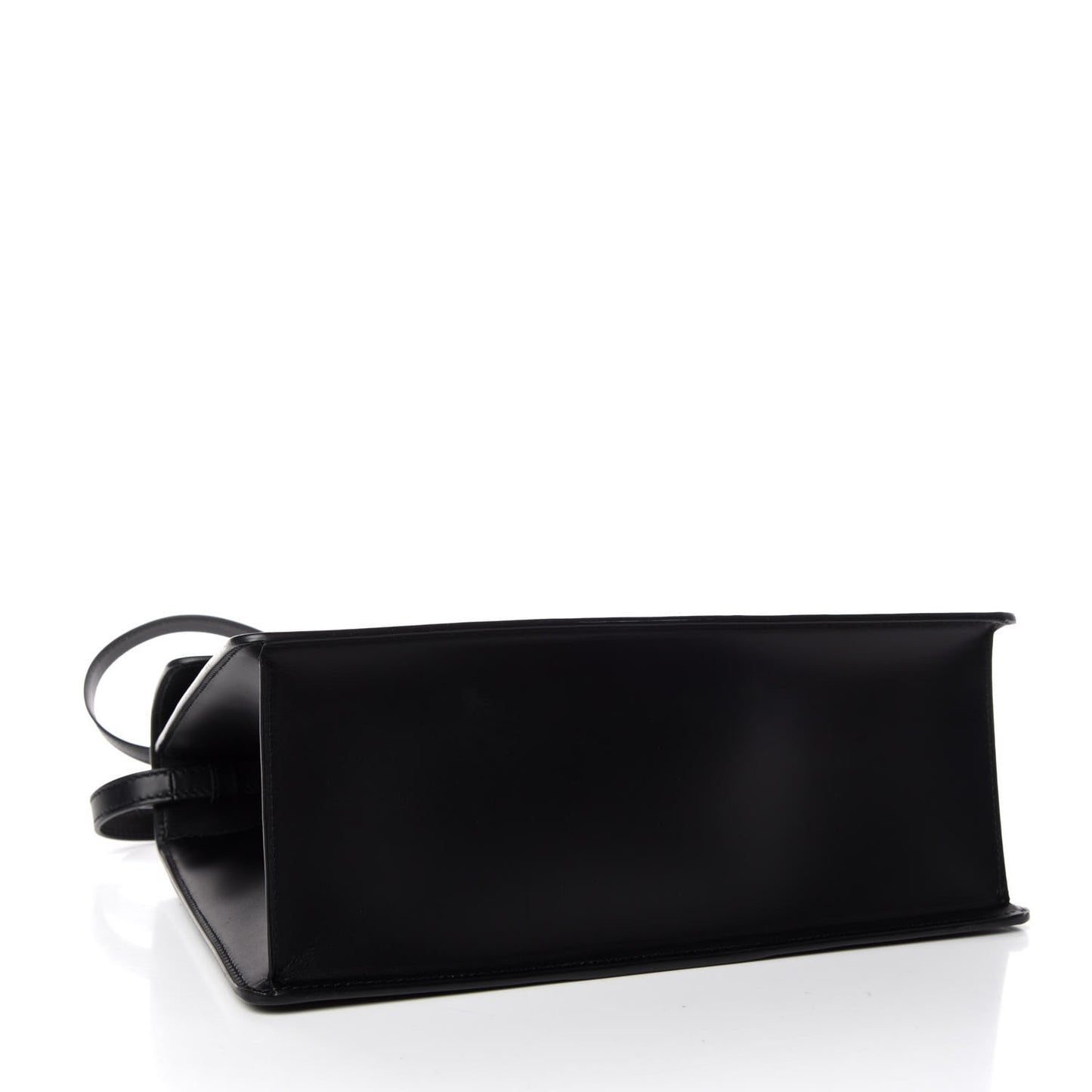Calfskin Medium Sylvie Top Handle Bag Black