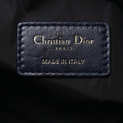 Christian Dior Embroidered Toile De Jouy 30 Montaigne Cosmetic Pouch Blue 7 of 9