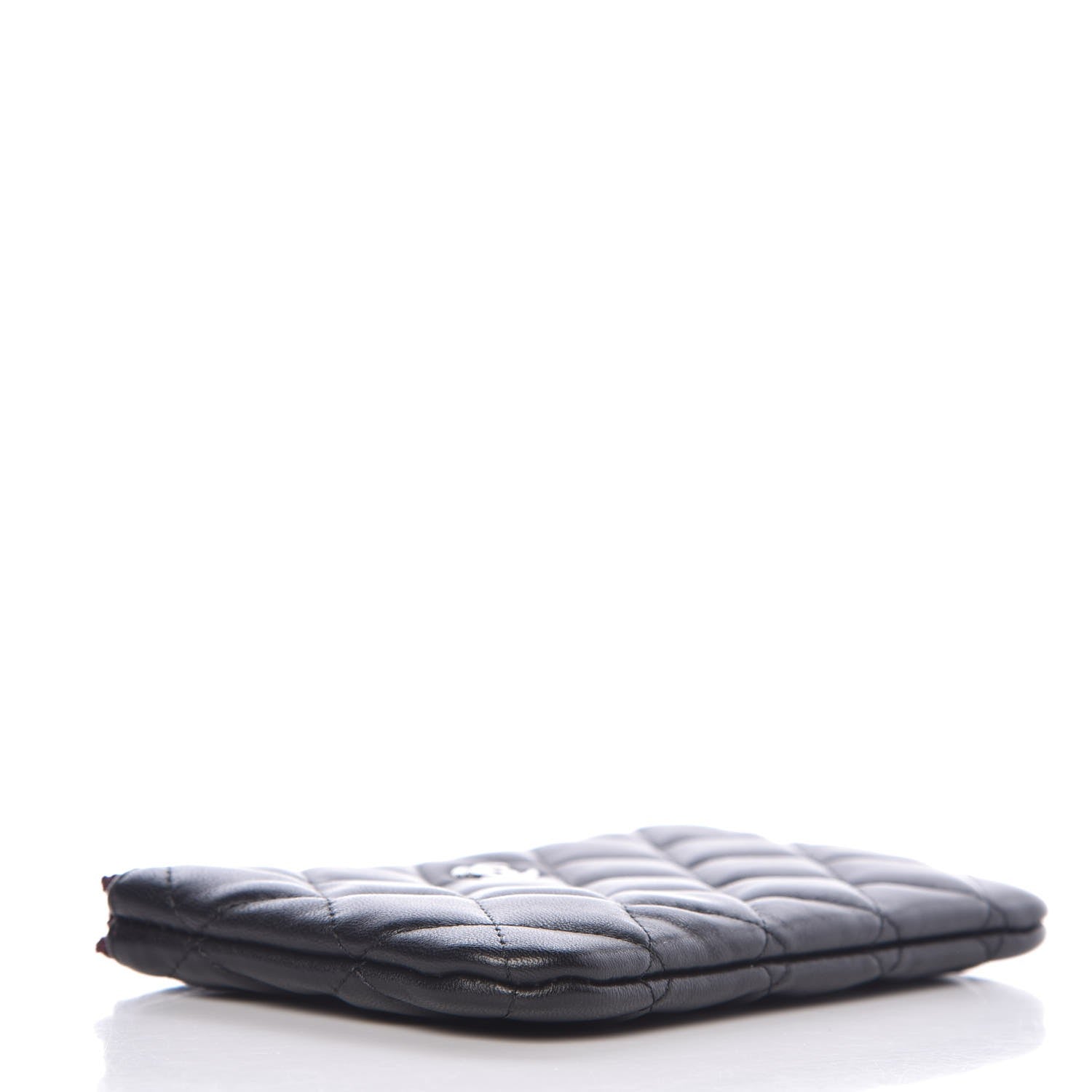 Chanel Lambskin Quilted Small Cosmetic Case Black 4 of 7