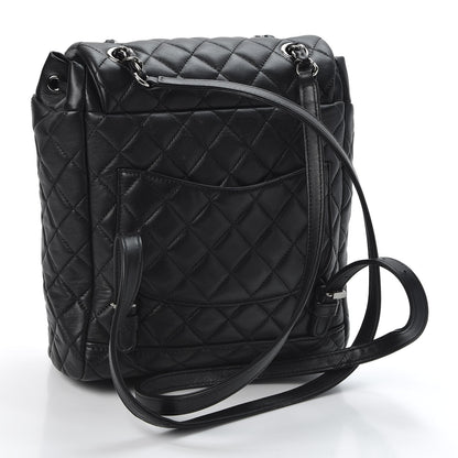 Chanel Lambskin Quilted Small Urban Spirit Backpack Black 4 of 9