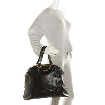 Saint Laurent Calfskin Oversized Muse Brown 3 of 10