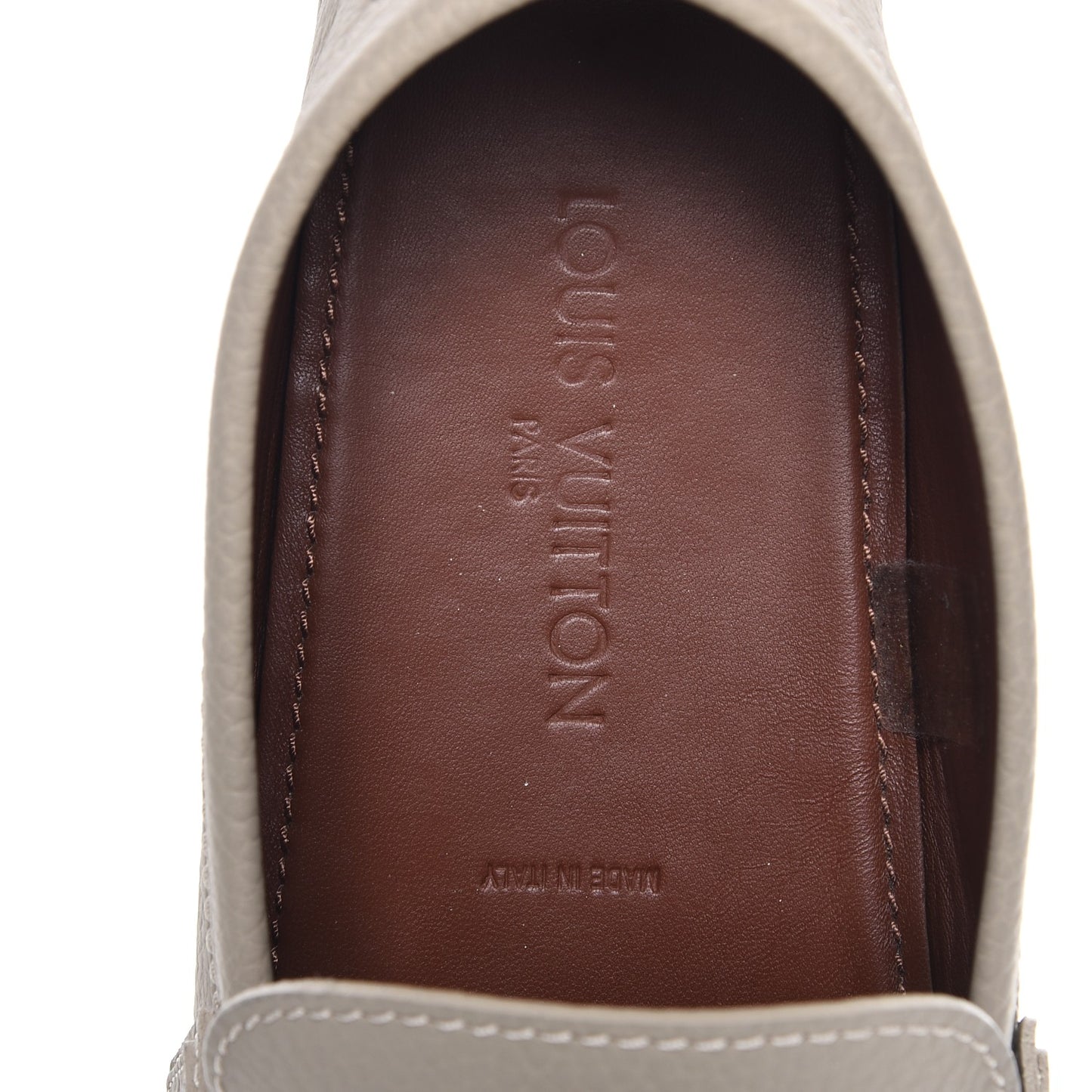 Mens Calfskin Hockenheim Moccasin Loafers 11 Beige