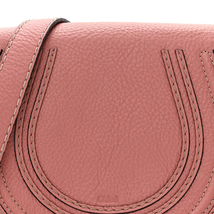 Chloe Calfskin Mini Marcie Round Crossbody Bag Rusty Pink 8 of 14
