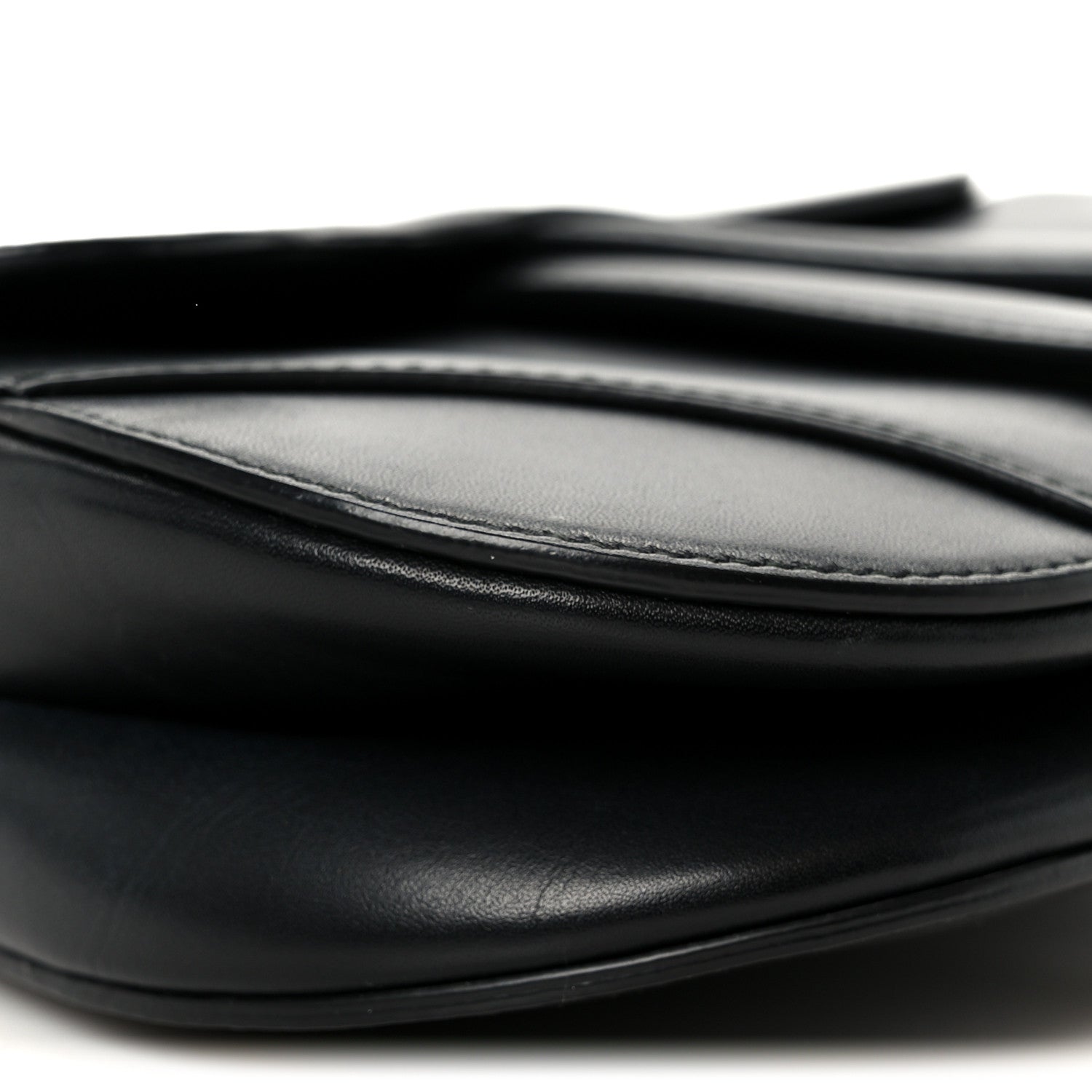 Christian Dior Supple Calfskin Mini Saddle Bag Black 9 of 10