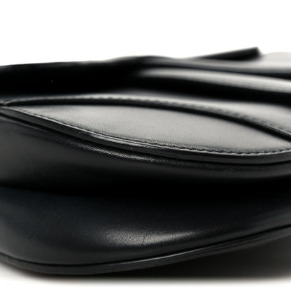 Christian Dior Supple Calfskin Mini Saddle Bag Black 9 of 10