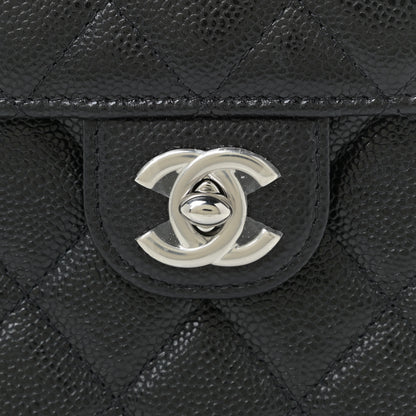 Chanel Caviar Quilted Classic Phone Holder Black 11 of 12
