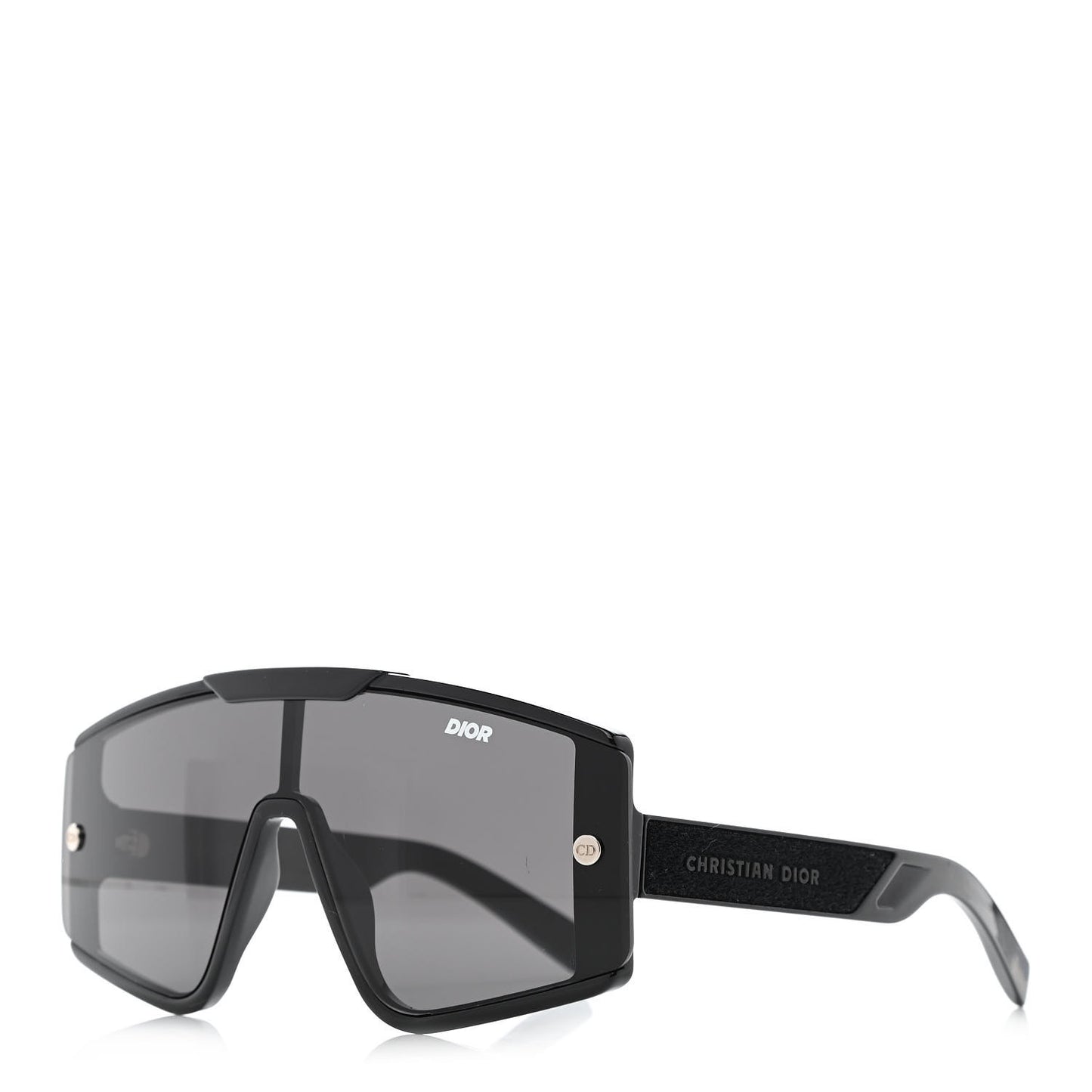 Acetate Diorxtrem MU Oblique Mask Sunglasses Black