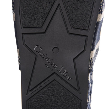 Christian Dior Oblique D-Way Platform Sandal 38 Deep Blue 7 of 9