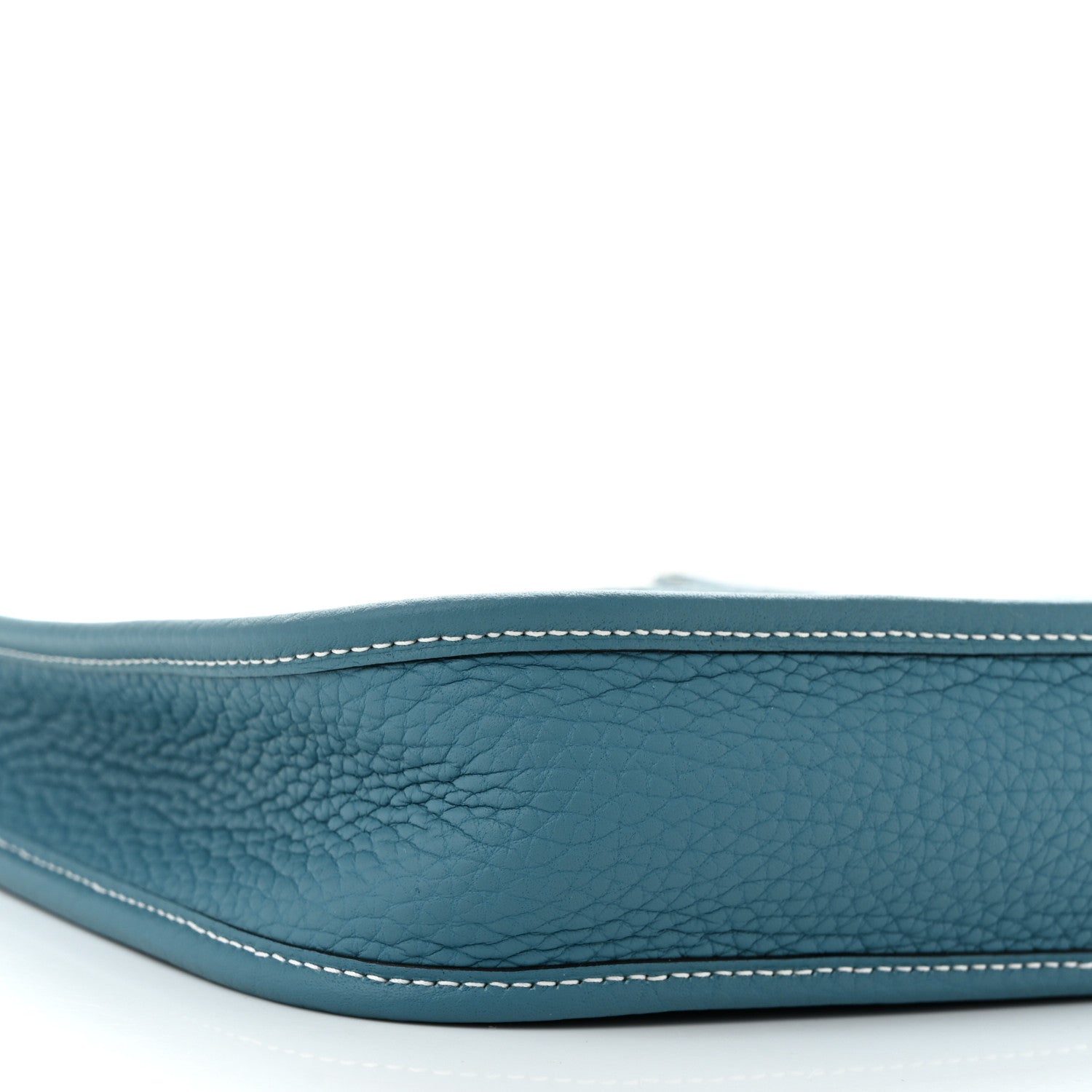 Hermes Taurillon Clemence Evelyne TPM New Blue Jean 9 of 11