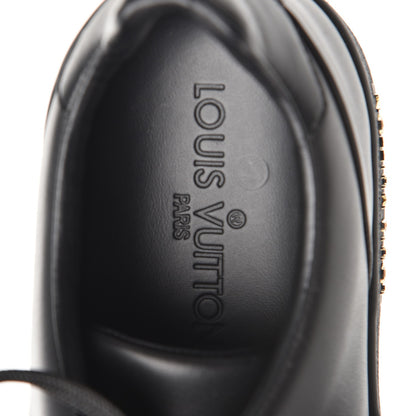 Louis Vuitton Calfskin Frontrow Sneakers 39 Black 8 of 10