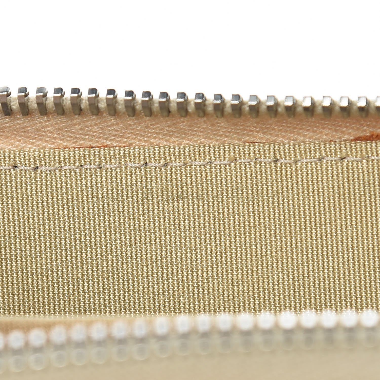 Chanel Lambskin Quilted Zip Coin Purse Wallet Beige 9 of 9