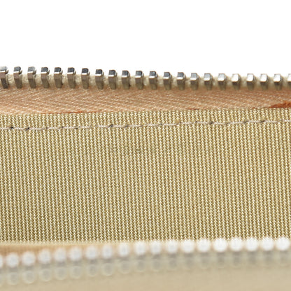Chanel Lambskin Quilted Zip Coin Purse Wallet Beige 9 of 9