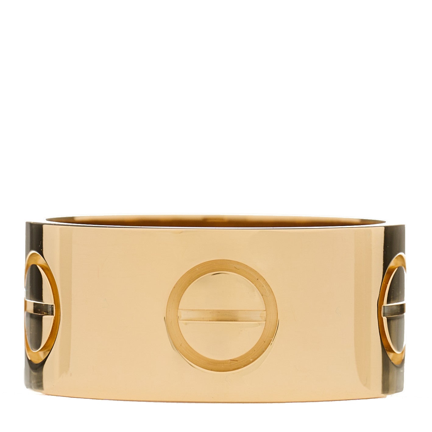 Cartier 18K Yellow Gold 11mm LOVE Ring 68 12.25 1 of 5