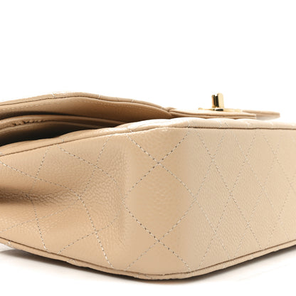 Chanel Caviar Quilted Medium Double Flap Beige 9 of 11