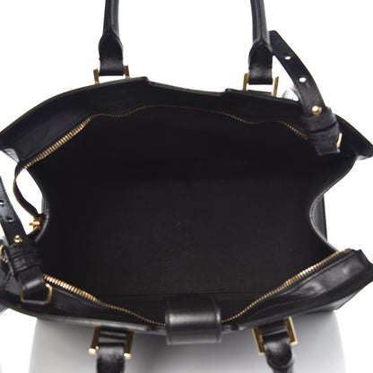 Saint Laurent Textured Calfskin Small Classic Y Cabas Black 5 of 11