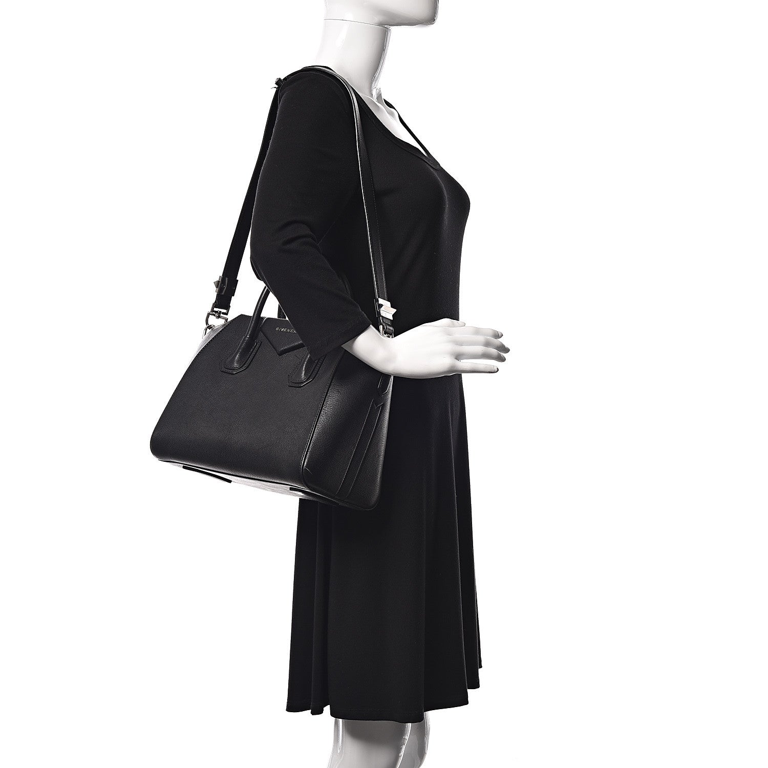 Givenchy Sugar Goatskin Small Antigona Black 2 of 17