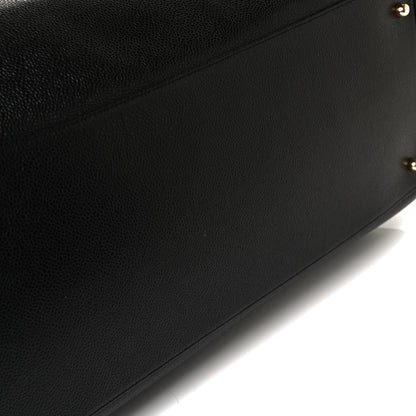 Chanel Caviar XL Weekender Bag Black 13 of 24