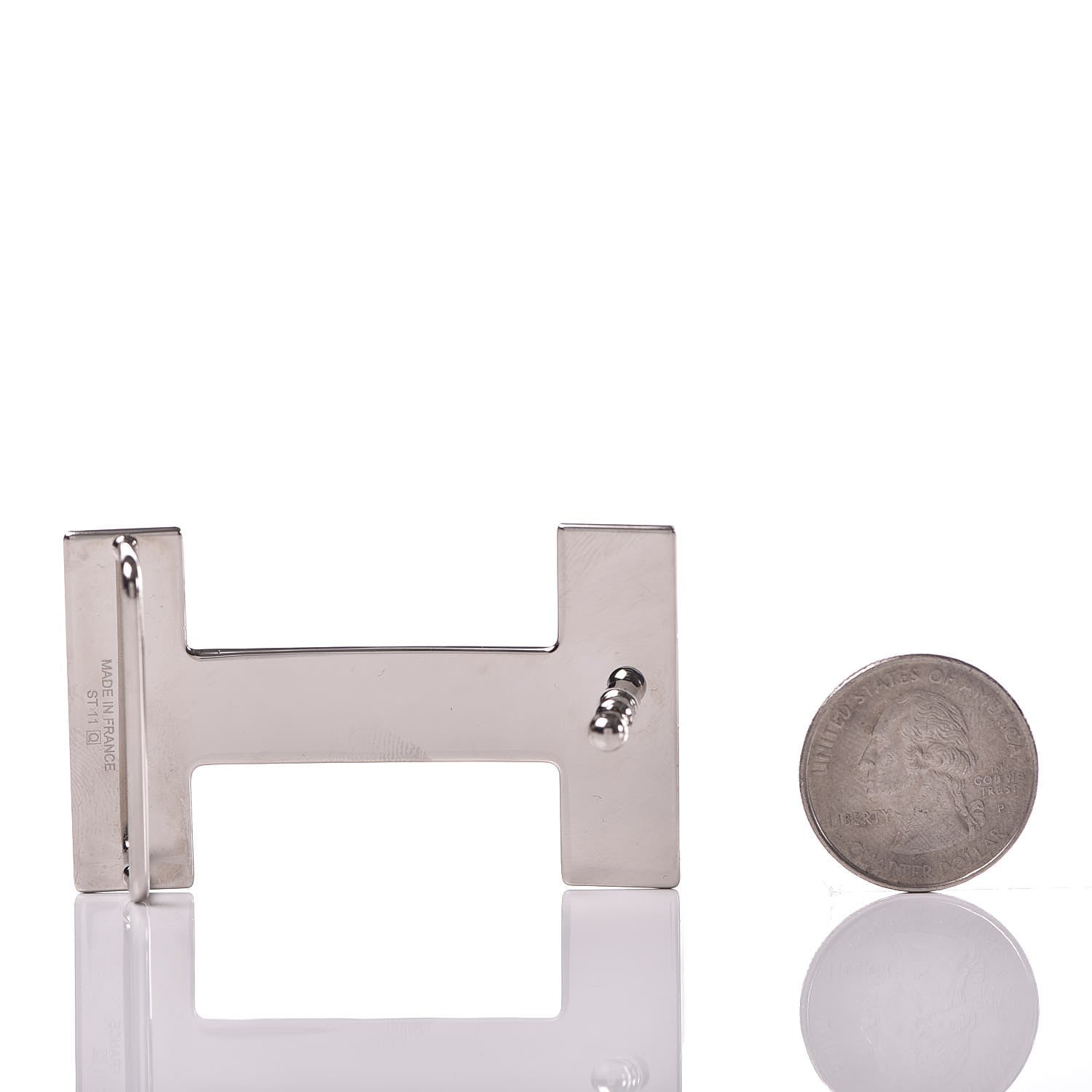 Hermes Enamel Quizz H Belt Buckle Sanguine 2 of 3