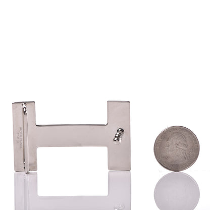 Hermes Enamel Quizz H Belt Buckle Sanguine 2 of 3