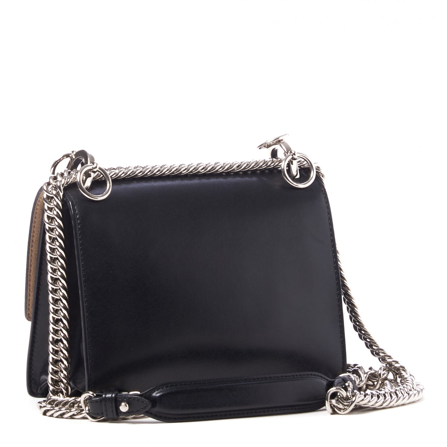 Vitello Liberty Studded Small Kan I Shoulder Bag Black Multicolor