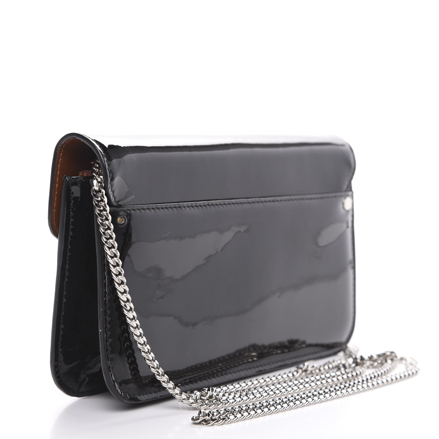 Proenza Schouler Patent PS11 Chain Wallet Black 2 of 10