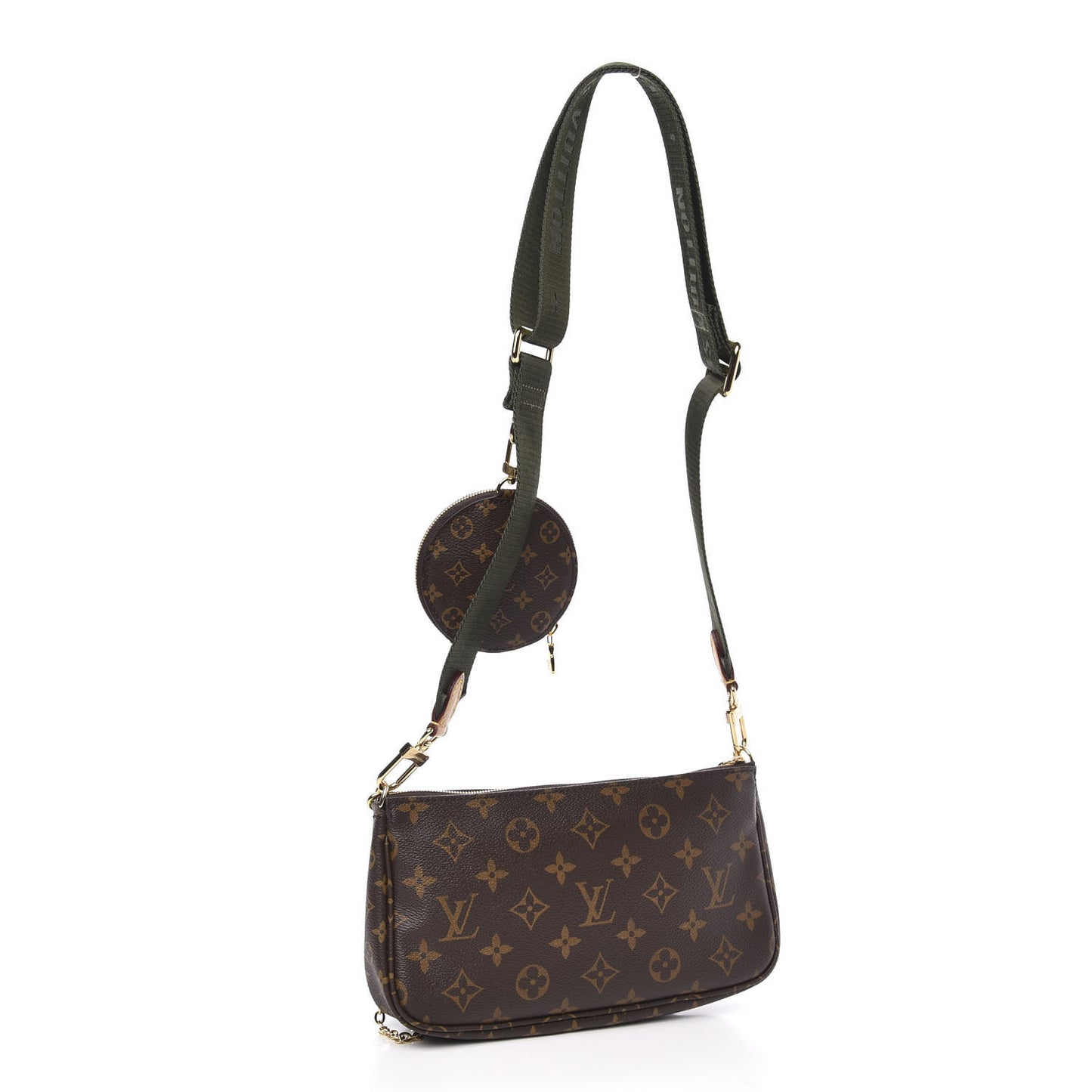 Monogram Multi Pochette Accessories Kaki
