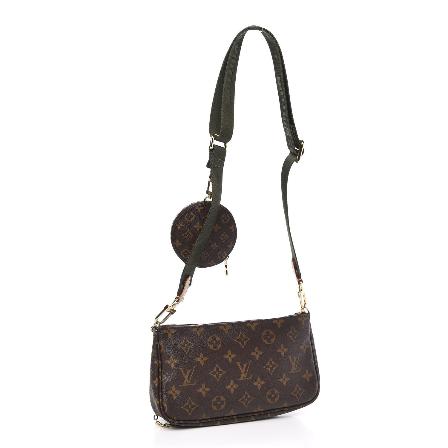 Louis Vuitton Monogram Multi Pochette Accessories Kaki 3 of 12