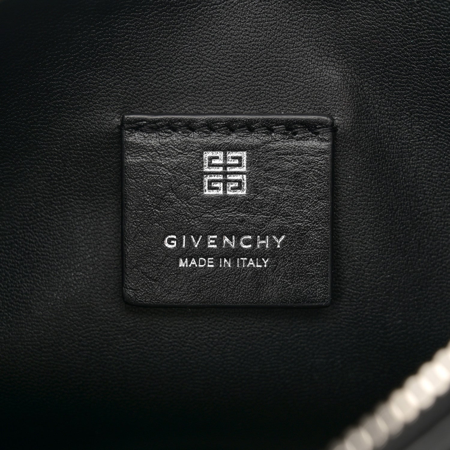 Givenchy Smooth Calfskin Small Moon Cut Out Shoulder Bag Black 6 of 13