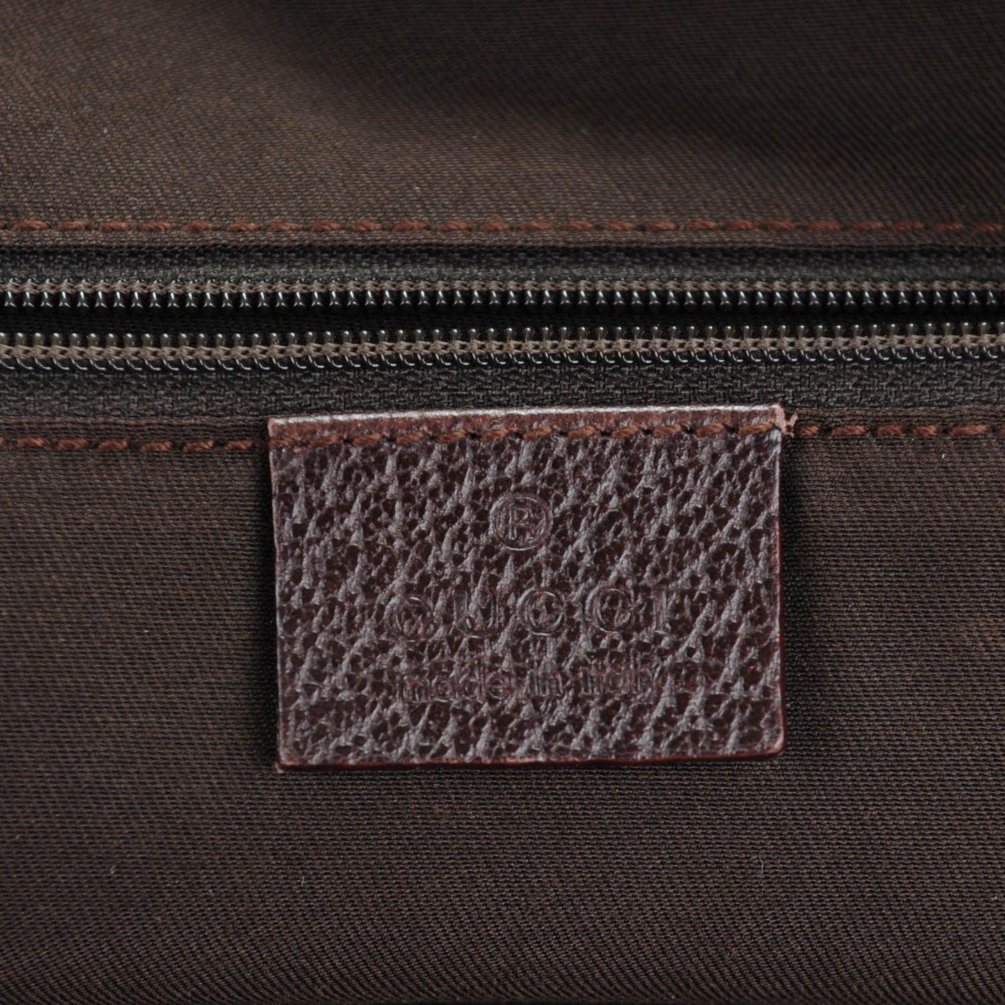 Monogram Large Abbey Tote Dark Brown