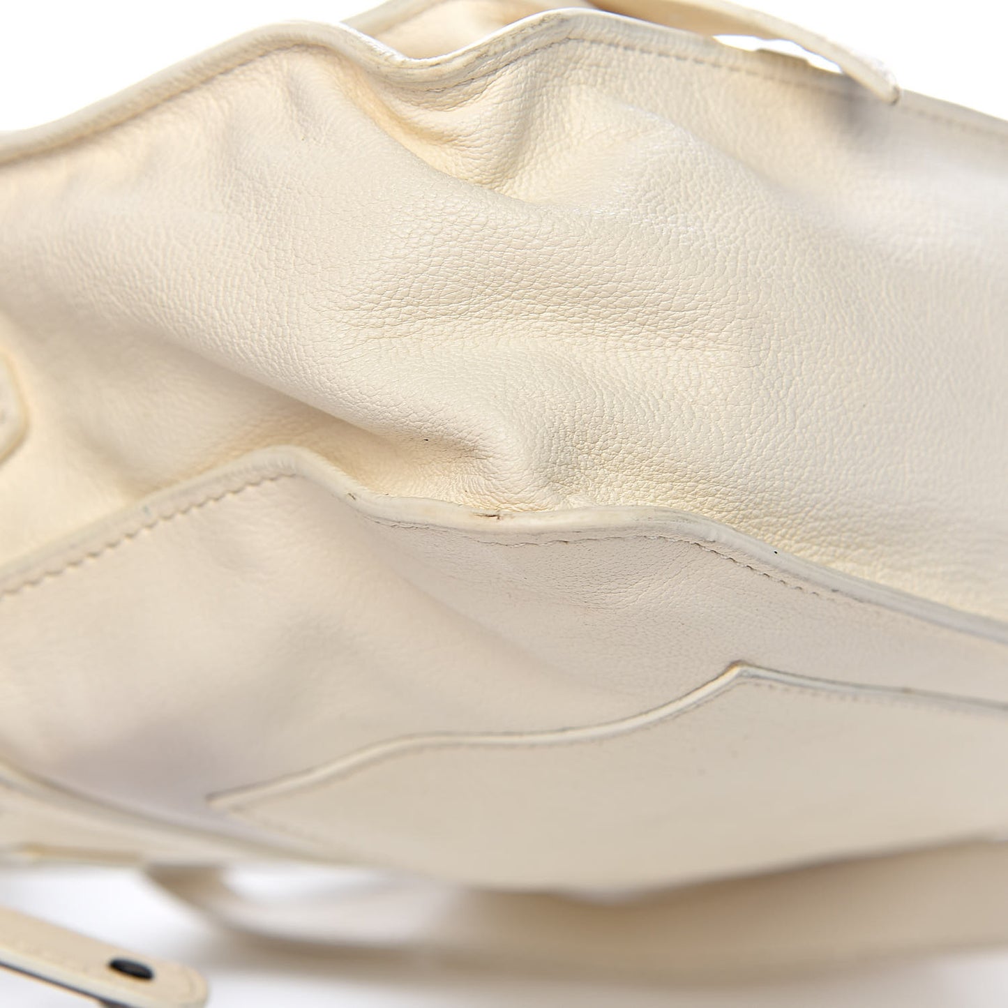 Lambskin Tiny PS1 Satchel White