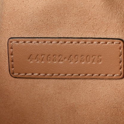 Gucci Calfskin Matelasse Aria Small GG Marmont Chain Shoulder Bag Camelia 7 of 12