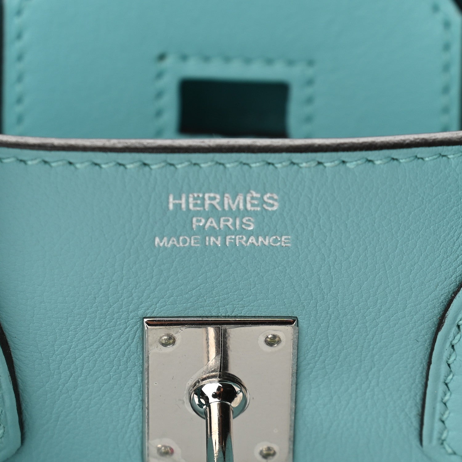 Hermes Swift Birkin 25 Bleu Atoll 6 of 13