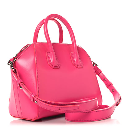 Givenchy Shiny Lord Calfskin Mini Antigona Shocking Pink 3 of 11
