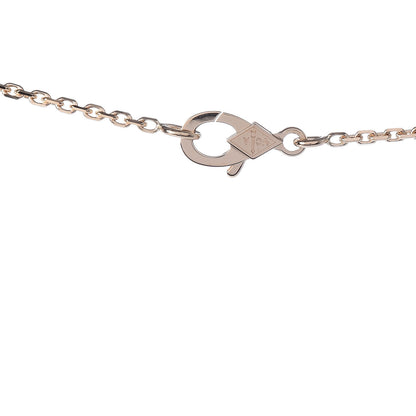 Van Cleef & Arpels 18K Yellow Gold Mother of Pearl Vintage Alhambra Pendant Necklace 6 of 8