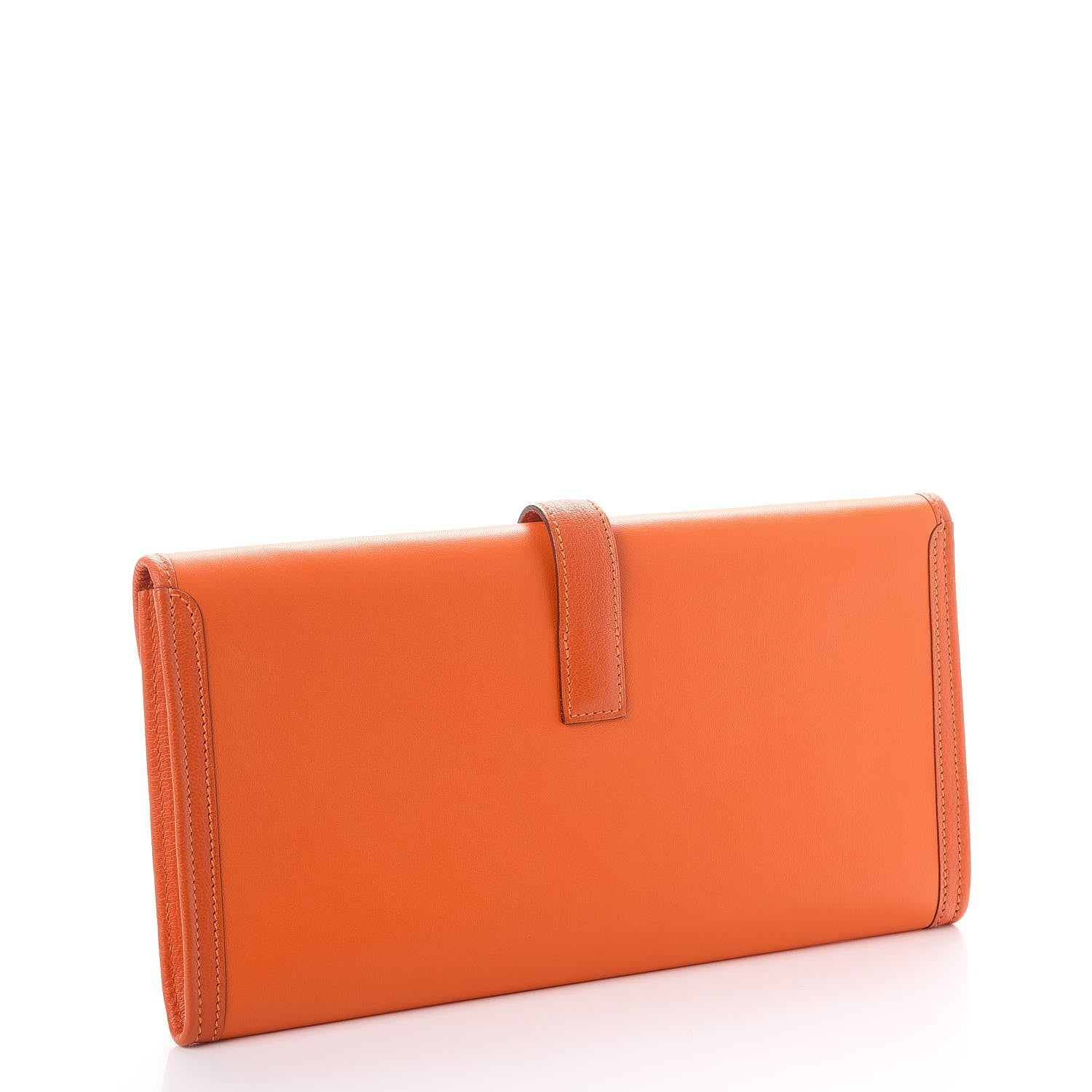 Hermes Swift Chevre Mysore Jige Elan 29 Clutch Orange Feu 3 of 7