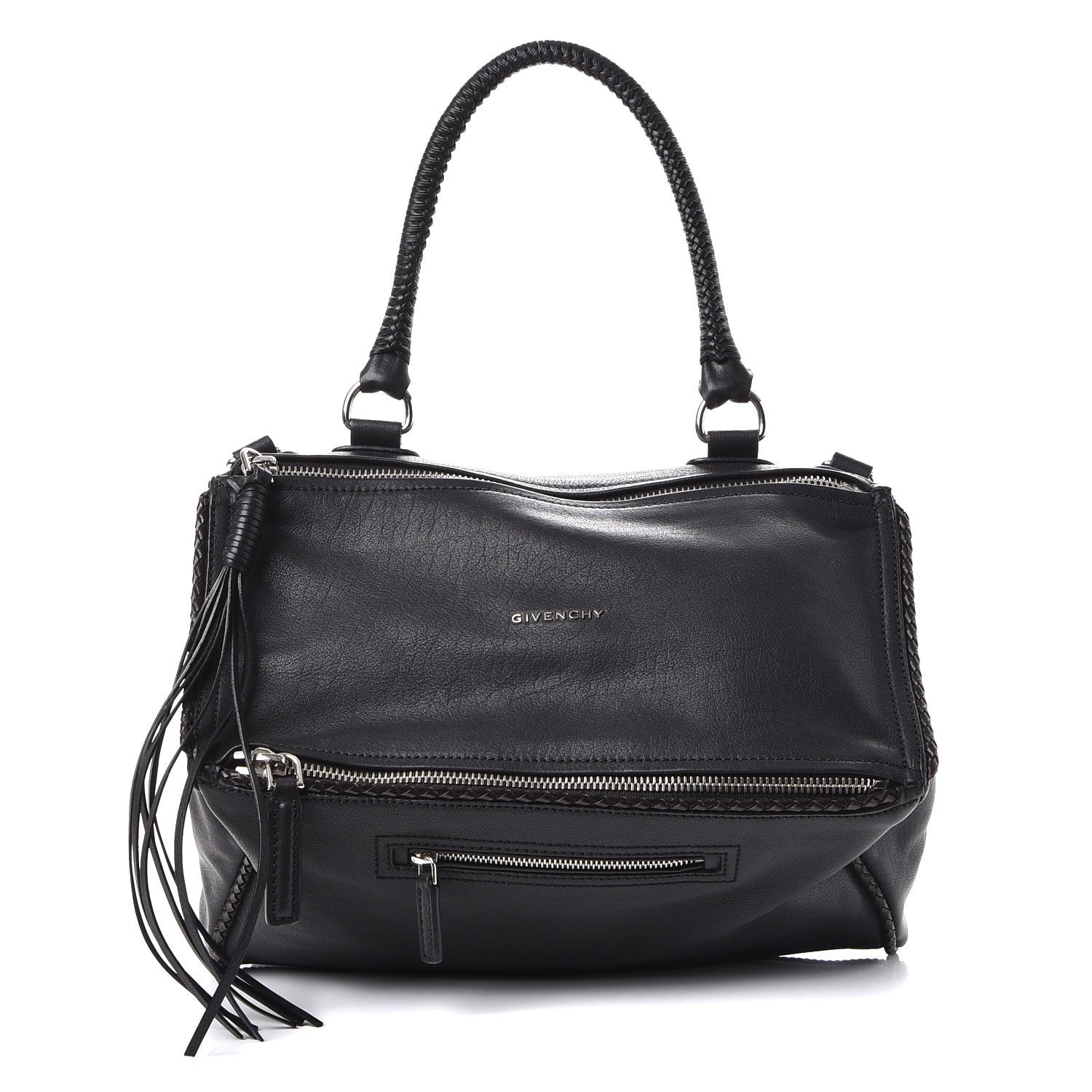 Givenchy Calfskin Medium Braided Pandora Black 1 of 8
