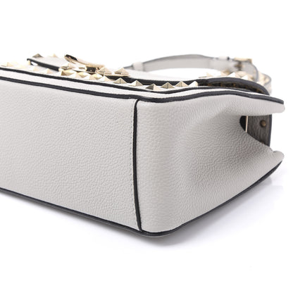 Valentino Garavani Grained Calfskin Small Rockstud Crossbody Opal Grey 6 of 9