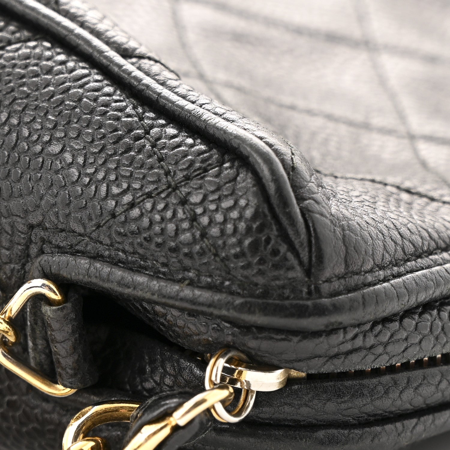Chanel Caviar Quilted Camera Case Black 13 of 14