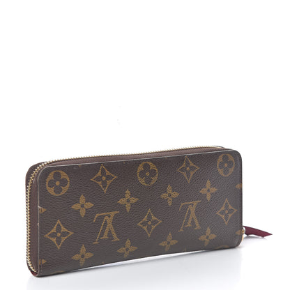 Louis Vuitton Monogram Clemence Wallet Fuchsia 3 of 6