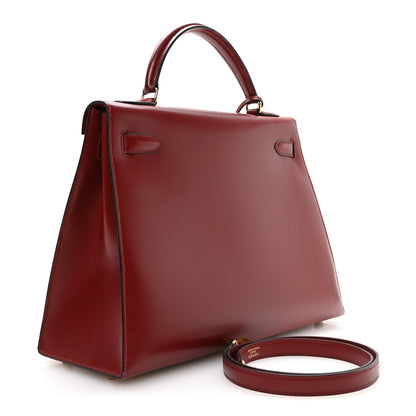 Hermes Box Kelly Sellier 32 Rouge H 2 of 9