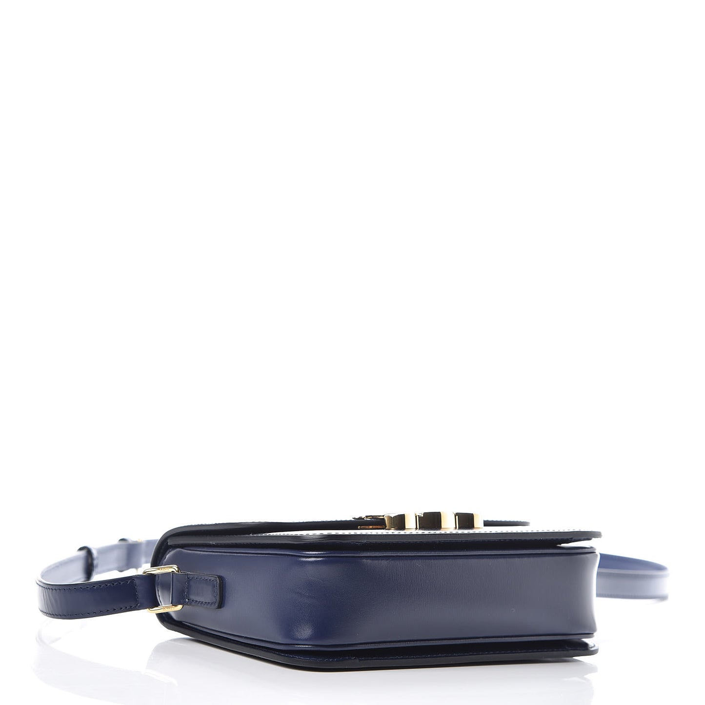 Shiny Calfskin Teen Triomphe Dark Blue