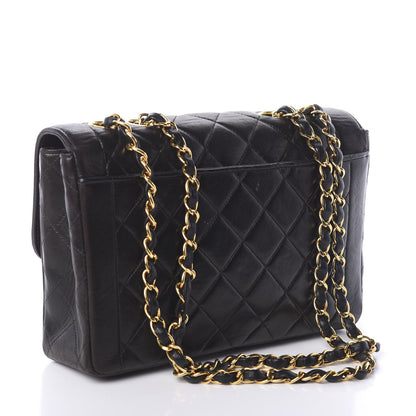 Chanel Lambskin Quilted Small Single Flap Bag Black 4 of 11