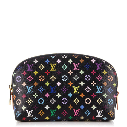 Louis Vuitton Monogram Multicolor Cosmetic Pouch Black Grenade 1 of 6